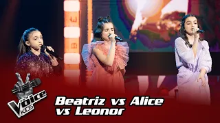 Beatriz Faria VS Alice Fonseca VS Leonor Santos | Batalha | The Voice Kids