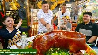 SAPA TV | THỬ THÁCH LIỆU THÁNH ĂN NGA SUMO CÓ ĂN HẾT CON LỢN 40KG TẠI NHÀ HÀNG HẢI SAPA TV