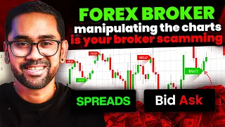 WHY FOREX TRADES ALWAYS START WITH LOSS 🧿 SPREADS & BID ASK EXPLAINED 📈