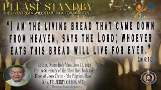 Fr. Jerry Orbos, SVD – LIVE NOW: HOLY MASS 9:30AM | Sunday, June 11, 2023 at the Diocesan Shrine