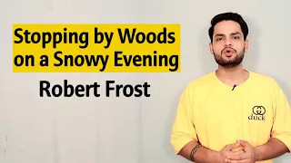 Stopping by Woods on a Snowy Evening by Robert Frost in hindi