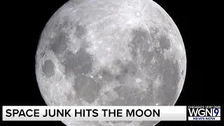 Space junk reportedly hit the moon