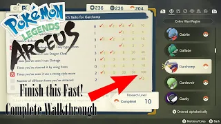 Using False Swipe to Help Complete Perfect Pokedex - Pokemon Legends Arceus
