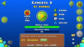 Gangsta 2 [All Coins] [Harder] Geometry Dash [2.11]
