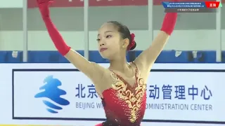 Yuxuan LIU (11 yrs) 3F+3Lo Advanced Novice 2024 Beijing FigureSkating InterClubLeague Second Station