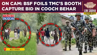 Bengal Violence In Lok Sabha Phase 1: BSF Foils Alleged TMC's Booth Capture Bid in Cooch Behar