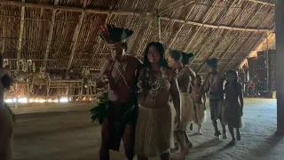 Amazon village native tribe