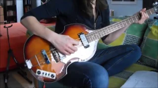 "So Bad" Paul McCartney  bass cover  by Maggie8181