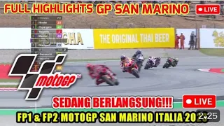 HIGHLIGHTS FULL FP1 GP SAN MARINO 2023|| UPDATE PECCO PERAN PETING TIM VR46