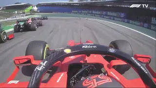 Onboard Start Carlos Sainz Gran Premio de São Paulo 2021