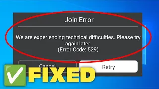 How to Fix Roblox Error Code 529 || Fix Roblox Disconnected An Http Error Has Occurred