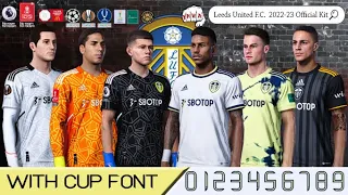 PES2021 Leeds United F.C. Official kit 2022/23