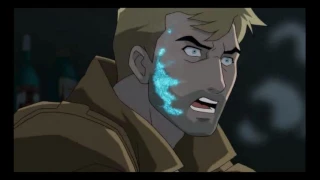 MIRA COMO JHON CONSTANTINE ENGAÑA A LOS 3 DEMONIOS - Justice League Dark