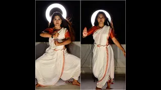 || Rupang Dehi Jayang Dehi || Pandit Tushar Dutta || Durga stotram || Dance cover by Rimpa Ghanta ||