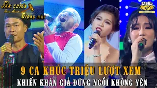 Top 9 Ca Khúc Triệu Views Cực Hay Khiến Khán Giả Đứng Ngồi Không Yên | Sàn Chiến Giọng Hát Mùa 1