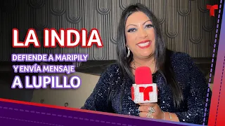 La India levanta su voz por Maripily, “Te felicito mi reina, acabaste” | Telemundo Entretenimiento