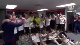 FA Cup Champion Manchester United Celebration in Dressing Room