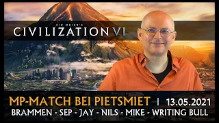 CIVILIZATION VI: Writing Bull bei PietSmiet | 13.05.2021 [Deutsch]