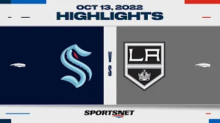 NHL Highlights | Kraken vs. Kings - October 13, 2022