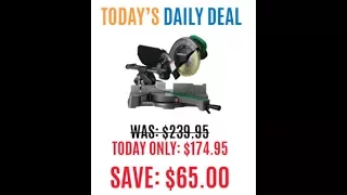 Hitachi 8-1/2" Slide Miter Deal RIGHT NOW just for you