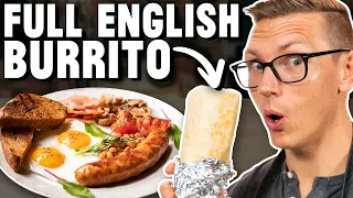 Josh Makes A Full English Breakfast Burrito