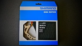 Shimano XT SM-RT76 180mm Disc Rotor unboxing | [4K]