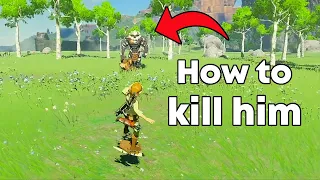 How to kill the Lynel on the Great Plateau | Botw Tutorial