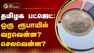 தமிழக பட்ஜெட்: ஒரு ரூபாயில் வரவென்ன? செலவென்ன? | TN Budget 2024 | Thangam Thennarasu | PTT