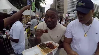 Ribs And R&B Soul Festival Down Town Detroit | MAM EATING SHOW