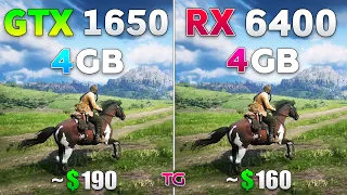 GTX 1650 vs RX 6400 - Test in 11 Games