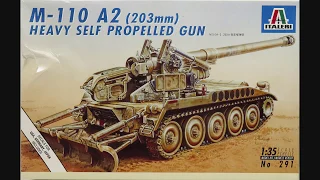 Italeri 1/35 M-110 A2 (203mm) Heavy Self Propelled Gun Kit# 291
