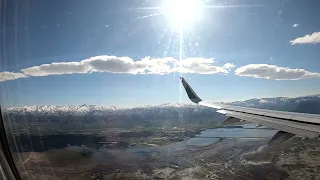 Delta Airlines Airbus A321: Landing in Salt Lake City UT (May 2024)