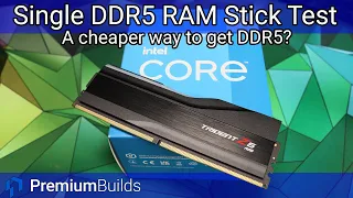 Does Single Channel DDR5 hurt performance?