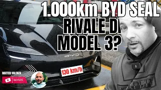 BYD Seal 1.000km autostrada - DICONO SIA MEGLIO DI TESLA MODEL 3...