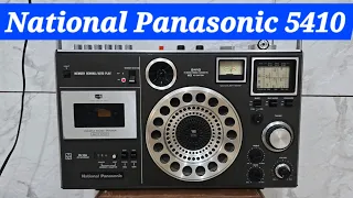 National Panasonic 5410 4 Band Radio Cassette Recorder.