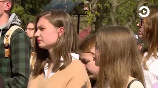 Студенты ПГУ вышли на митинг в  поддержку  спецоперации на Украине