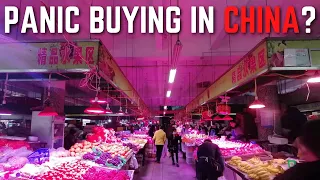 Panic Buying In China ? | Chongqing Wet Market