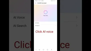 how to enable Huawei Celia// voice command Assistant