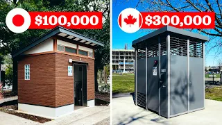 Public toilets in Japan are CHEAP… in comparison to Canada