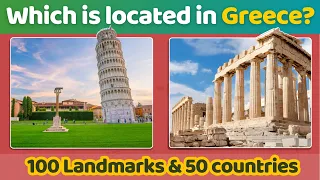 Guess The Landmark And Country Quiz - 100 Landmarks And 50 Countries - Quiz 2024