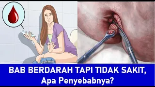 BAB BERDARAH TAPI TIDAK SAKIT, Apa penyebabnya?