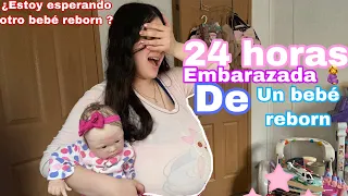 24 horas embarazada de un bebé reborn / ¿cuesta usar el baño ? ¿Difícil cuidar de otro bebé ?¿Dormí?