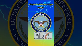 Why is the United States defense budget so big? #geopolitics #military #unitedstates