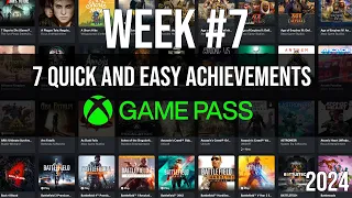 7 Quick and Easy Game Pass Achievements - Week 7 #xbox #gamepass #achievements