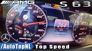 NEW! Mercedes AMG S63 Coupe 4Matic+ ACCELERATION & TOP SPEED 0-264km/h RACE START by AutoTopNL