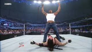 Batista attacks World Heavyweight Champion Undertaker