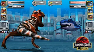 King Rexy Vs Megalodon : A Deep Sea Showdown | Jurassic Park Builder