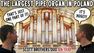 THE LARGEST PIPE ORGAN IN POLAND - SCOTT BROTHERS DUO ON TOUR
