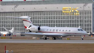 Gulfstream G650ER from US Bank NA Trustee N650VC arrival at Munich Airport MUC EDDM #siko #msc2024