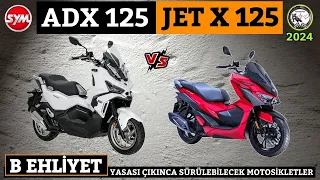 SYM ADX 125 VE JET X 125 KARŞILAŞTIRMASI | #adx125 #jetx125 #sym